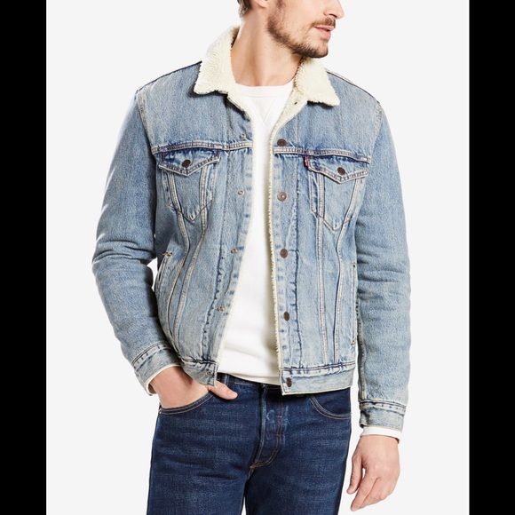 Levi's Other - Men’s Sherpa Denim Trucker Jacket